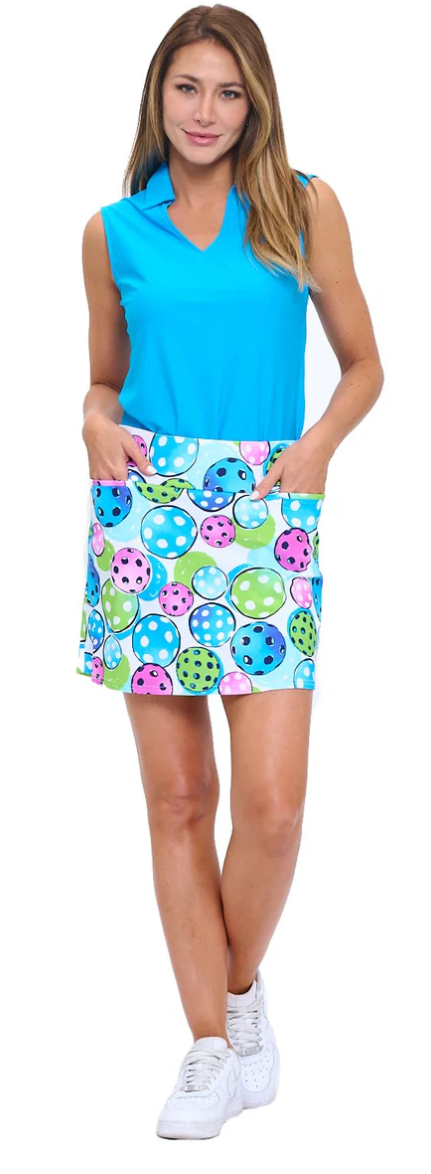 White PIckleball Skort